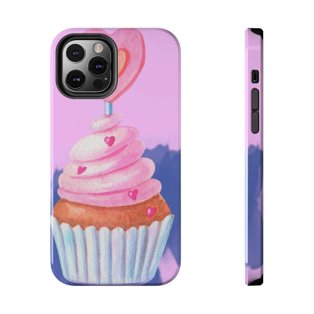 Cutie Cupcake Phone Case (Apple & Android) - Pink Sweetheart