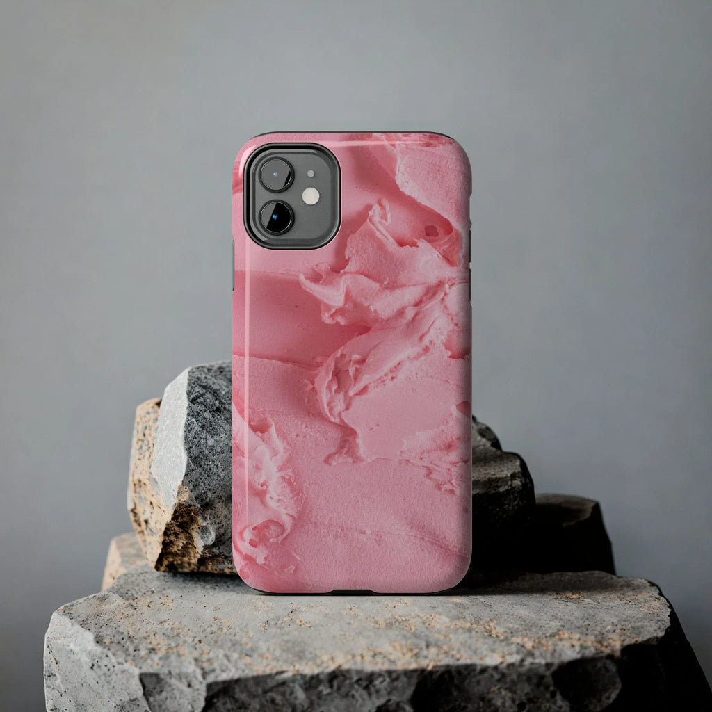 Yummy Pink Frosting Phone Case (Apple & Android) - Pink Sweetheart