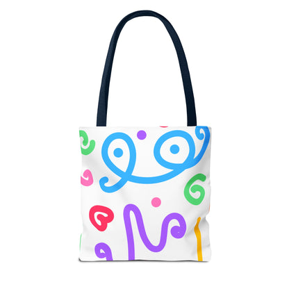 Colorful Doodles Tote Bag