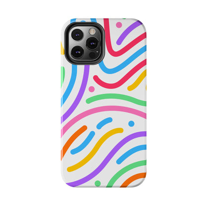 Rainbow Swirls Phone Case