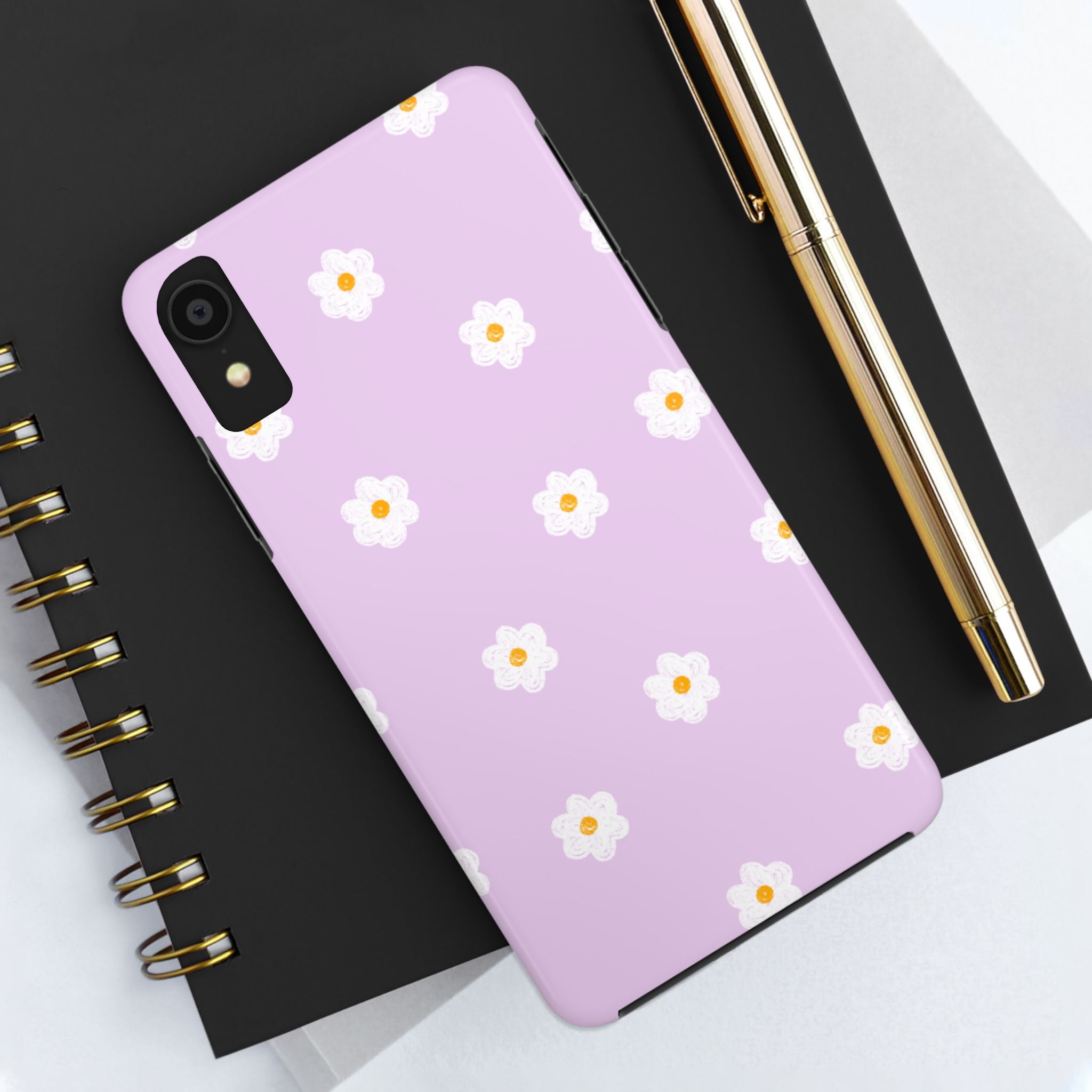 Purple and Mini Flowers Phone Case (Apple & Android)