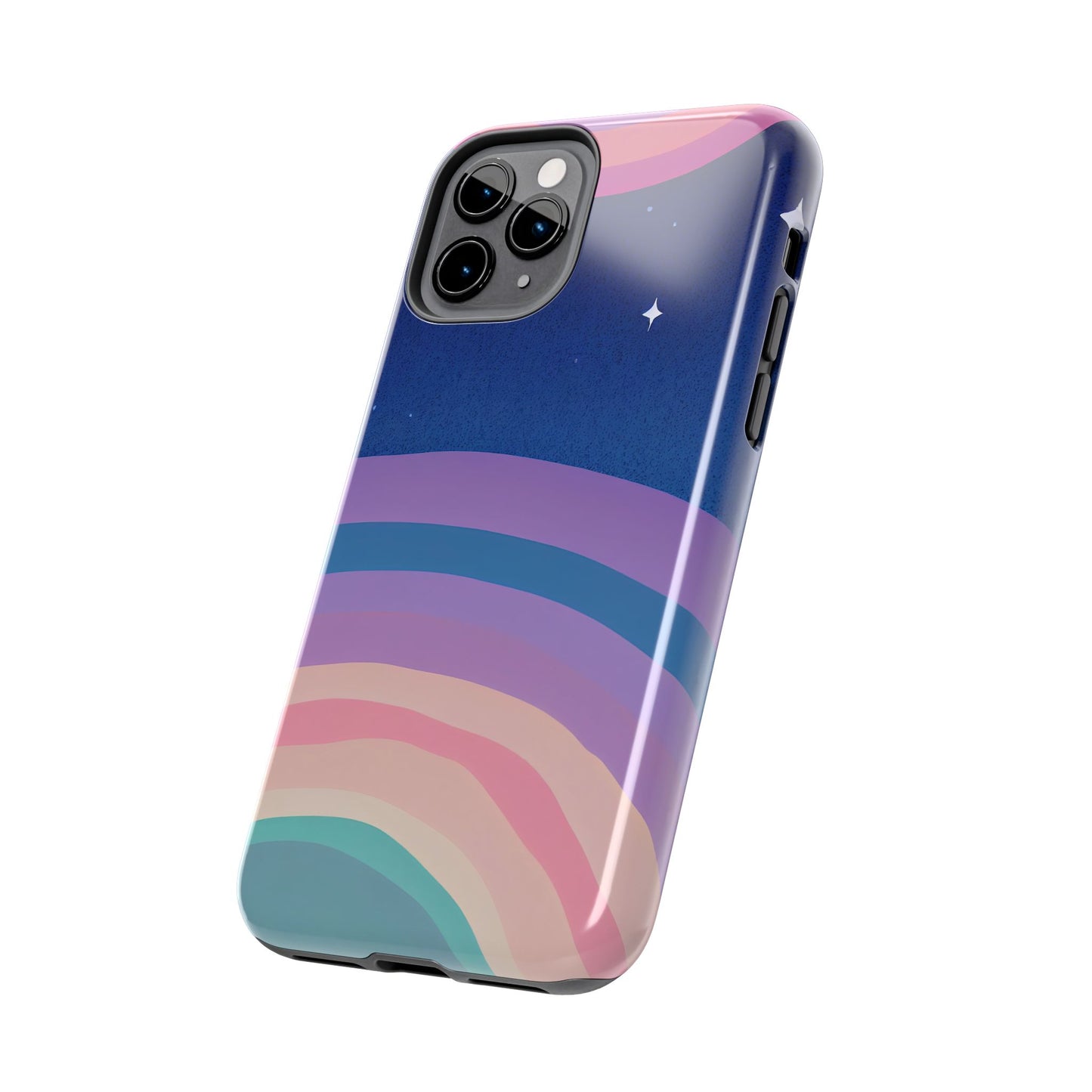 Midnight Rainbows Phone Case