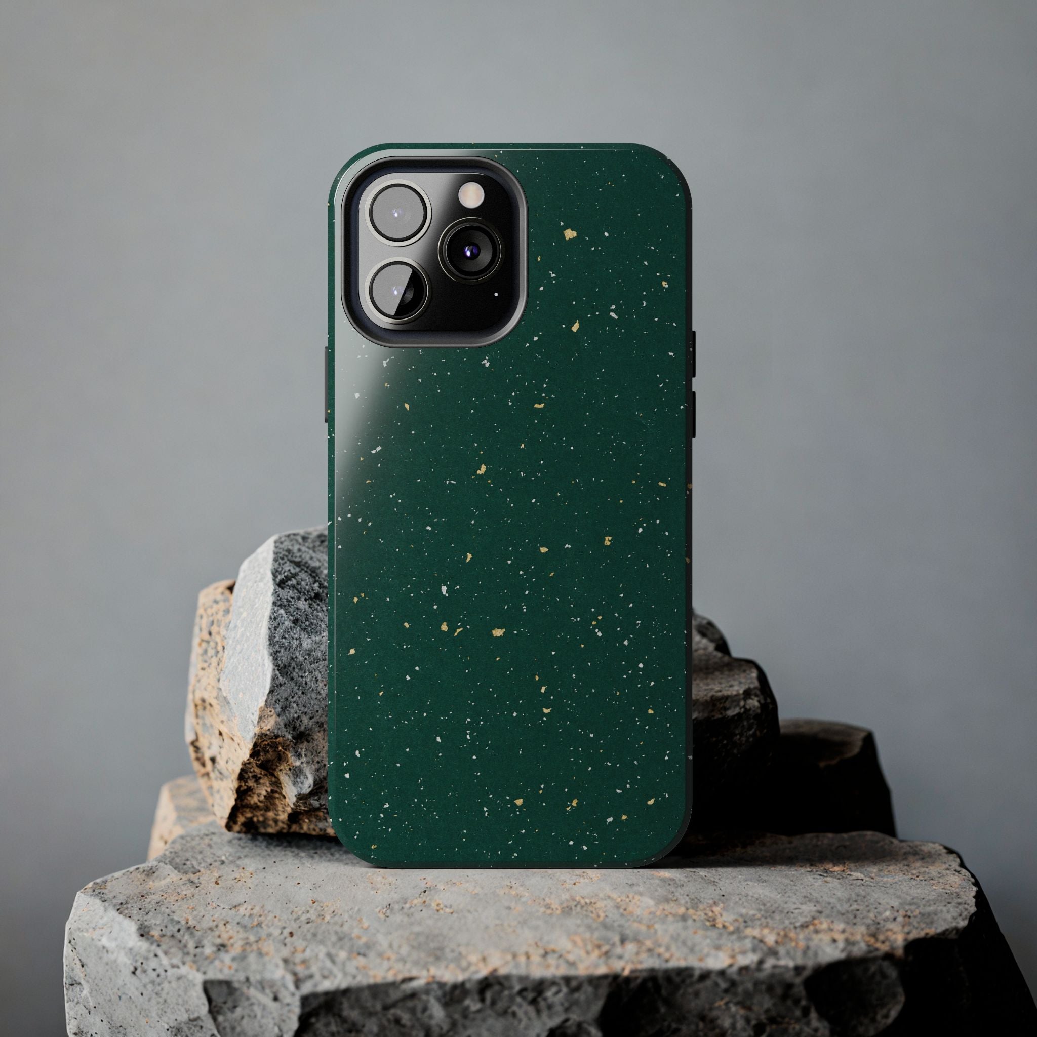 Emerald Gold Flecked Phone Case (Apple & Android)