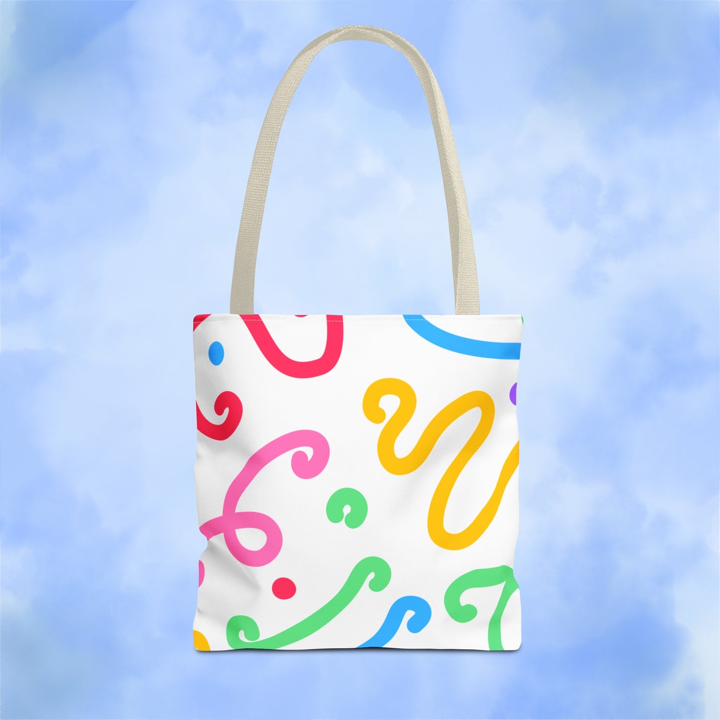 Colorful Doodles Tote Bag