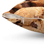 Chunky Chocolate Chip Cookies Square Pillow