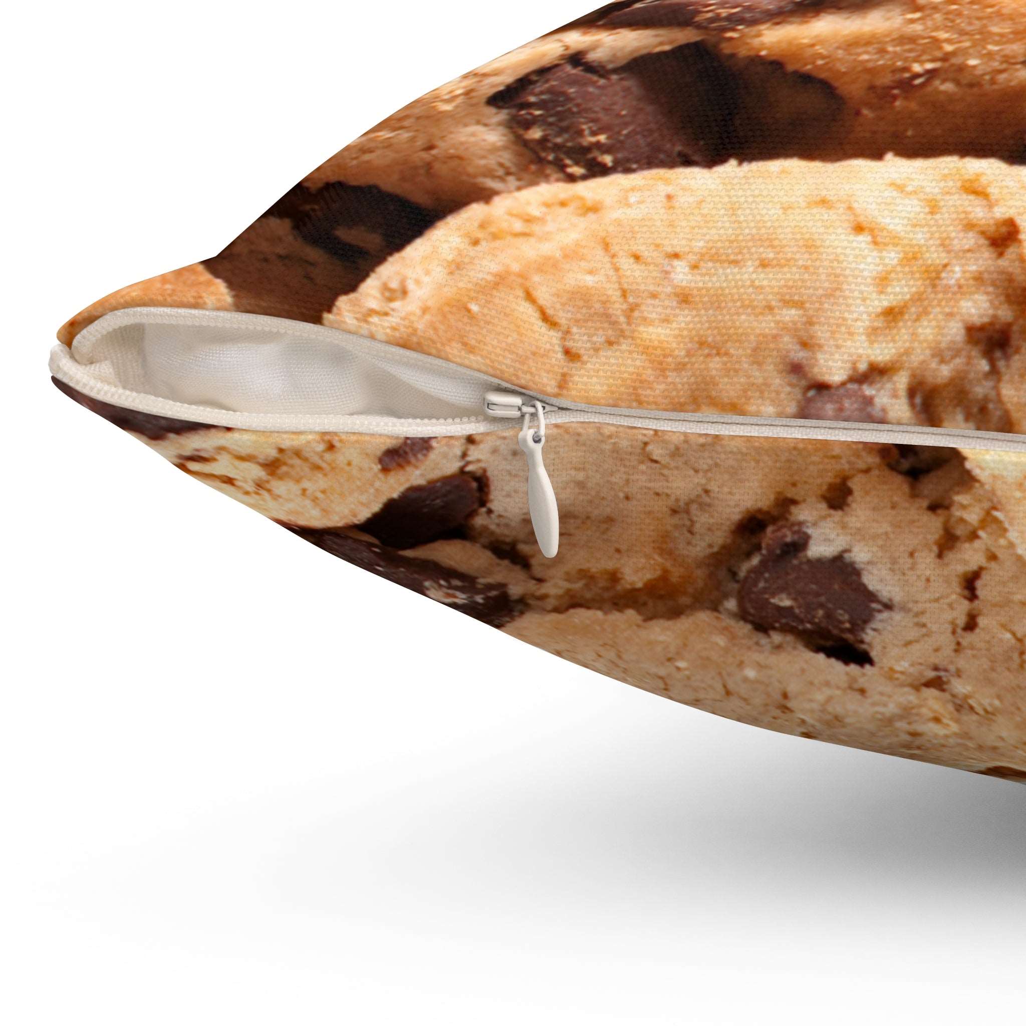 Chunky Chocolate Chip Cookies Square Pillow