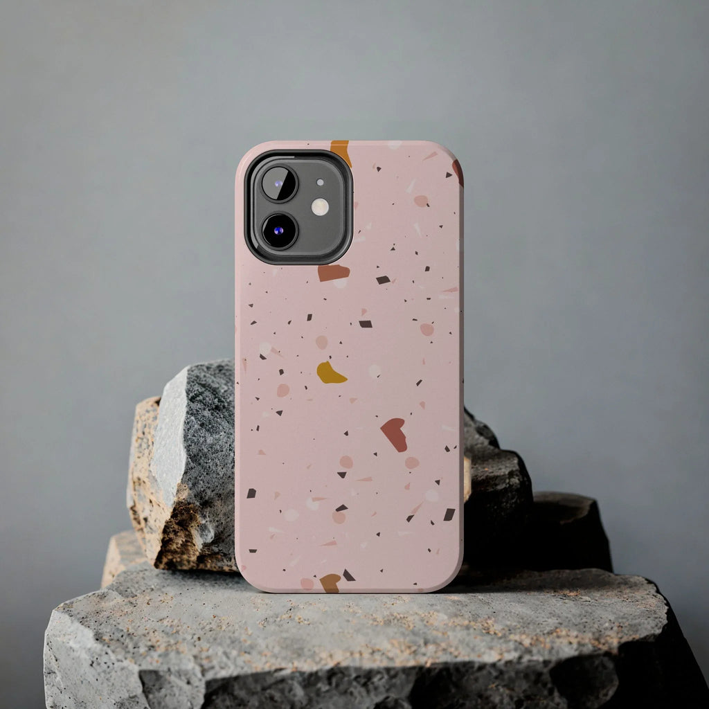 Pink Terrazzo Phone Case (Apple & Android) - Pink Sweetheart