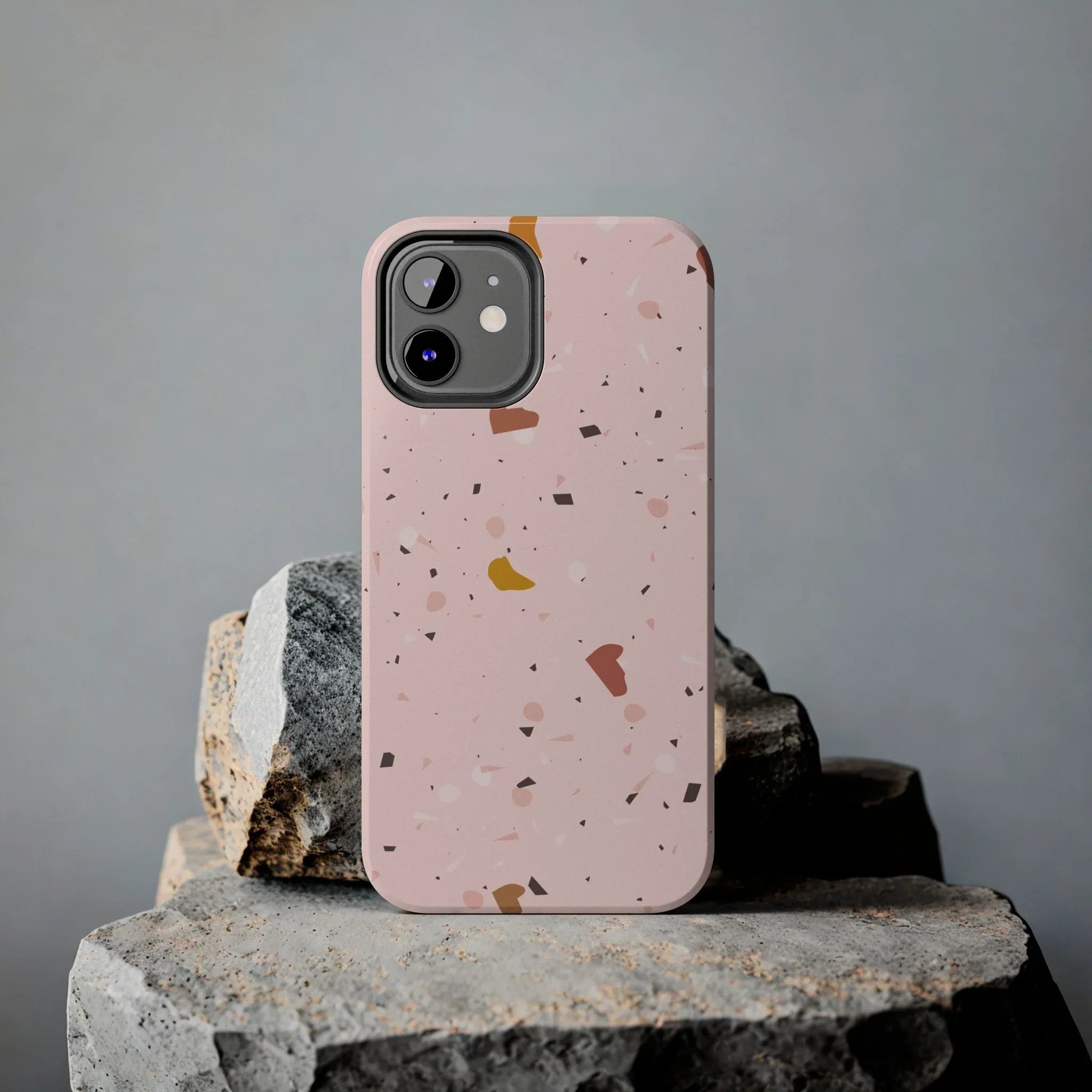 Pink Terrazzo Phone Case (Apple & Android) - Pink Sweetheart