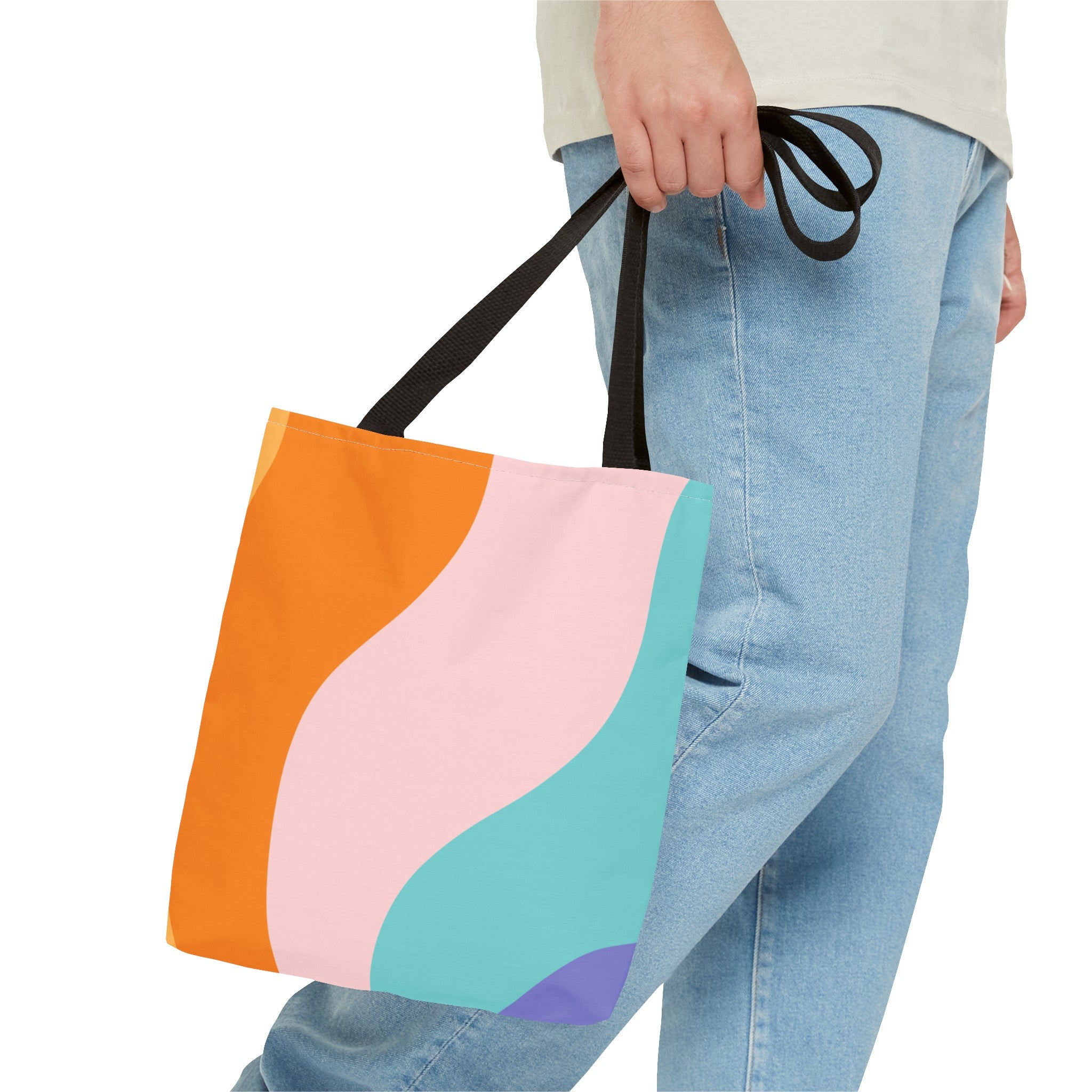 Groovy Psychedelic Splash Tote Bag