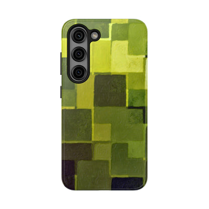 Chartreuse Patchwork Phone Case