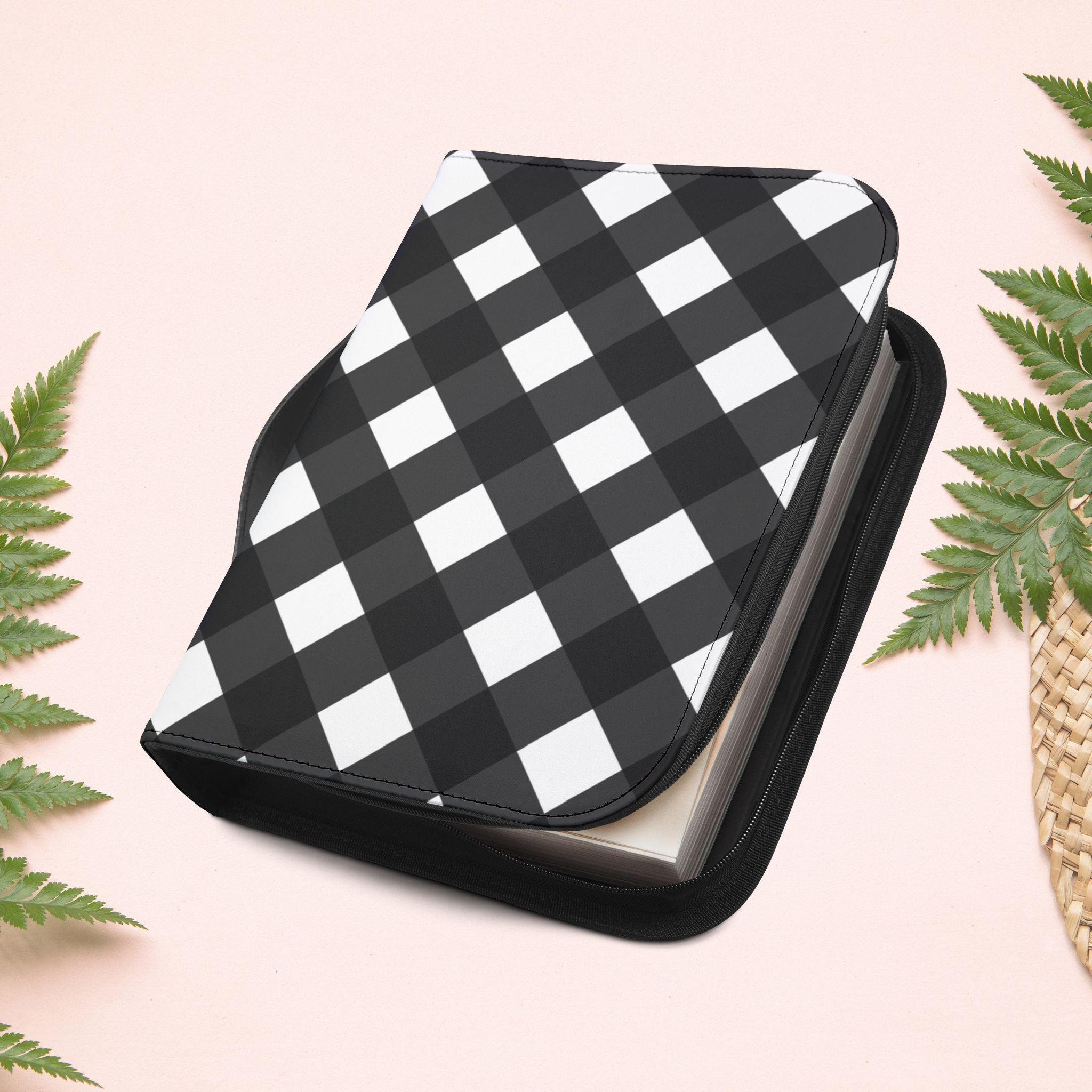 Black Gingham Book Cover