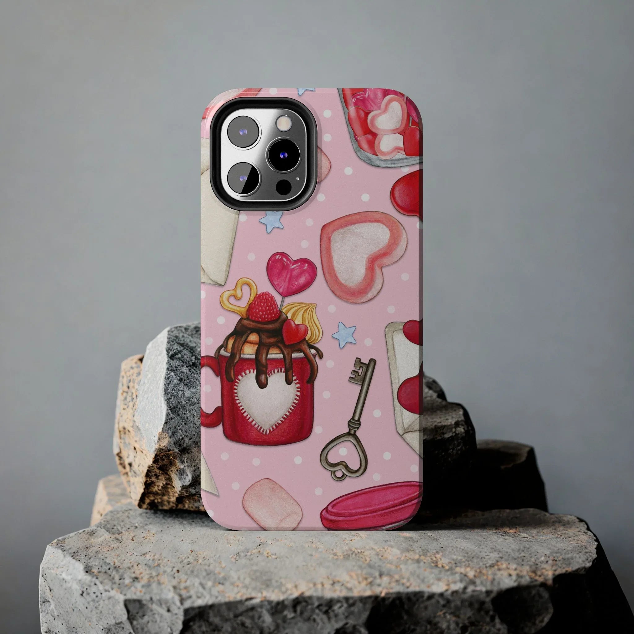 Goodies for My Sweetheart Phone Case (Apple & Android) - Pink Sweetheart