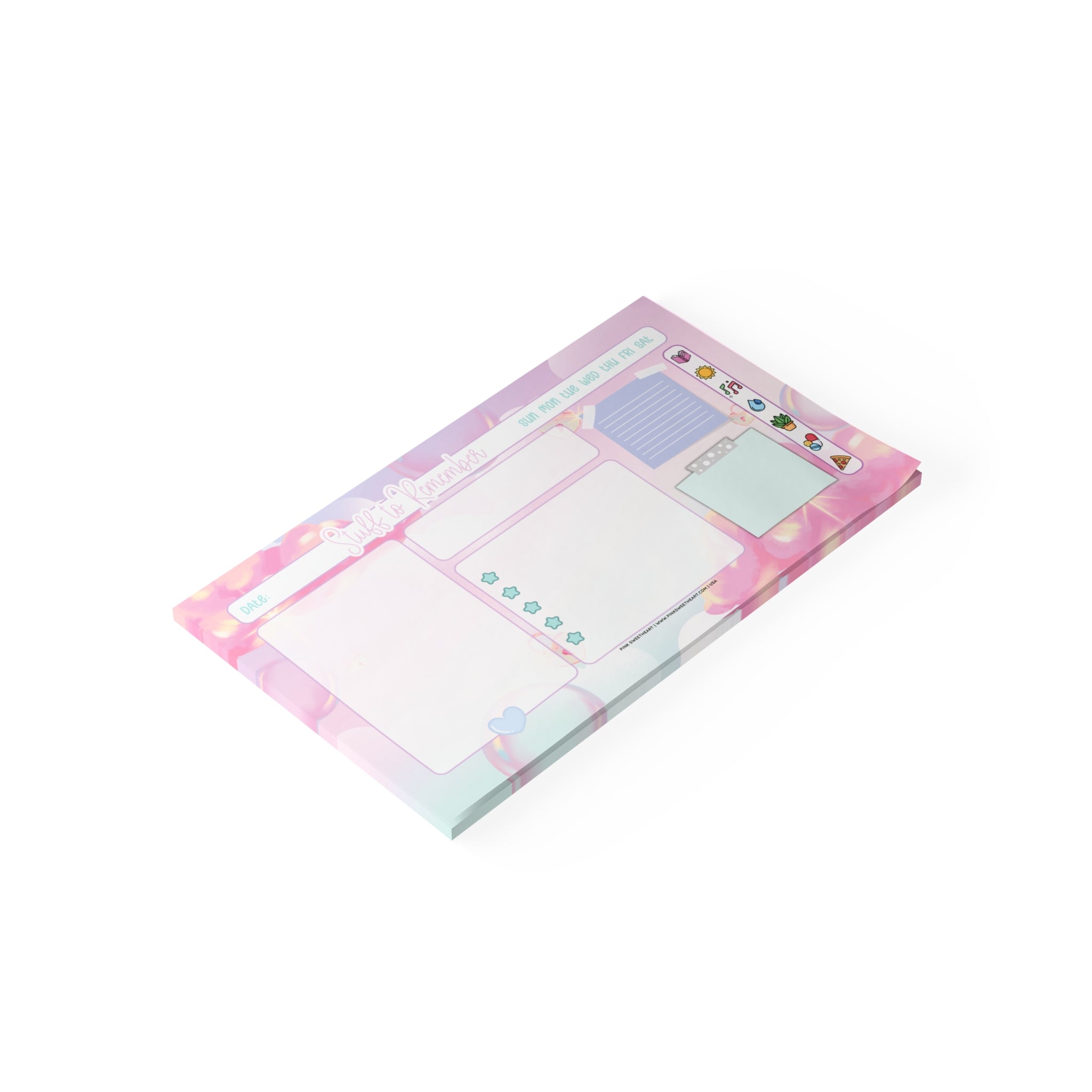 Pastel Dreamland Sticky Note Pad