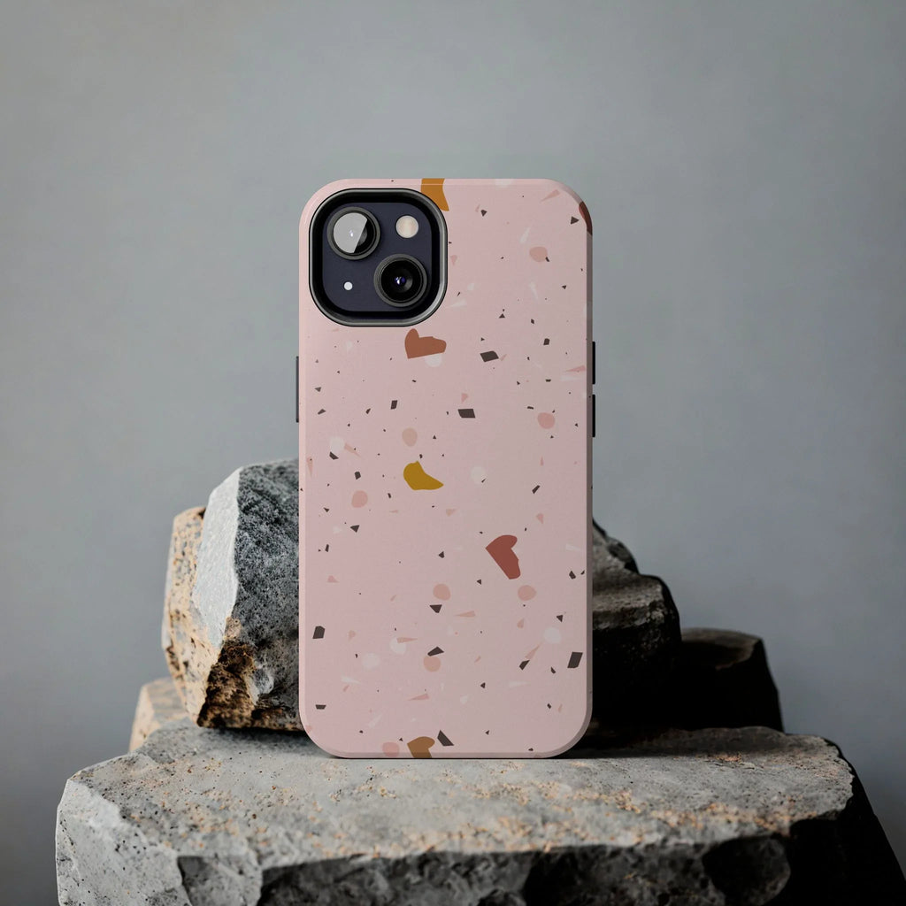 Pink Terrazzo Phone Case (Apple & Android) - Pink Sweetheart