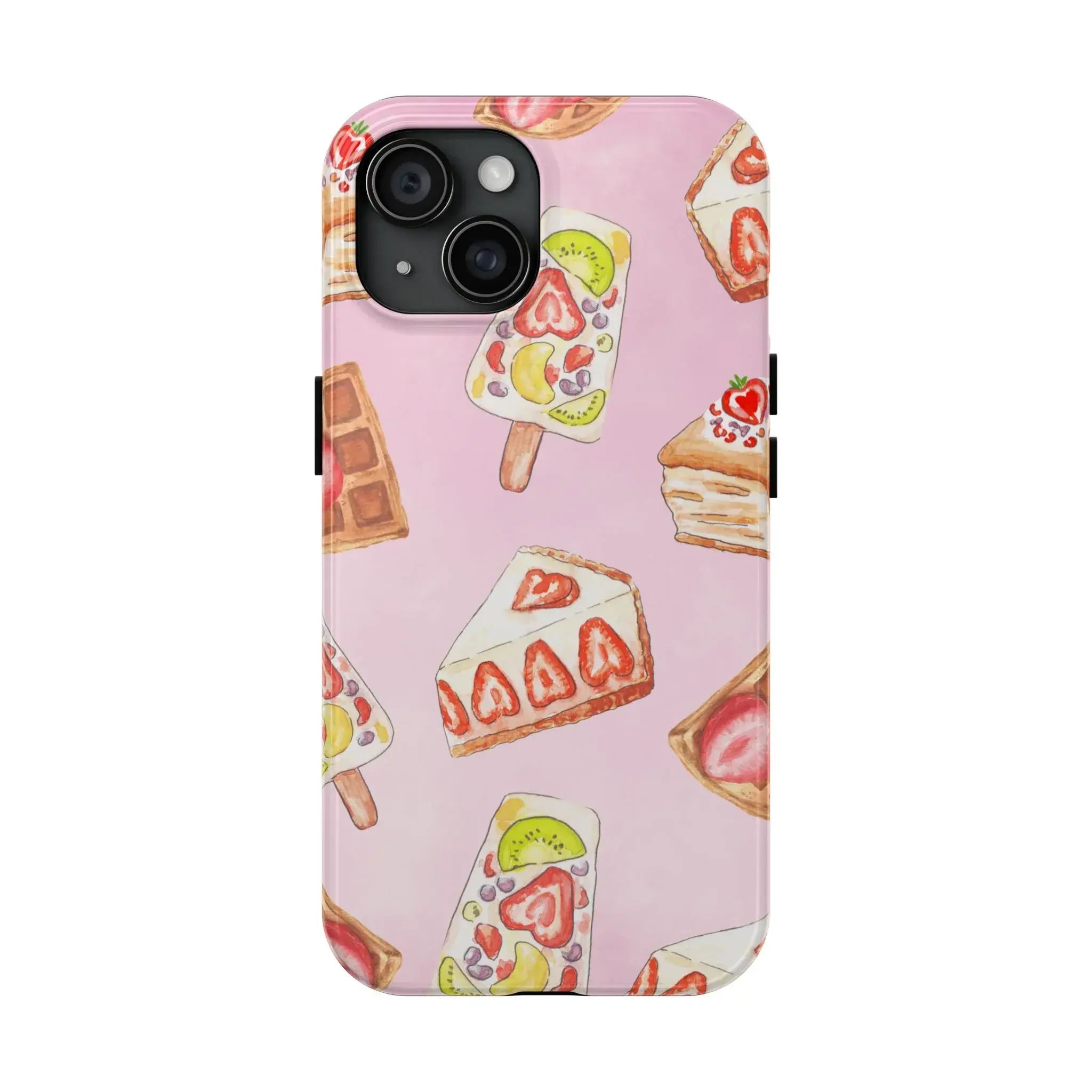 Tasty Pastry Treats Phone Case (Apple & Android) - Pink Sweetheart