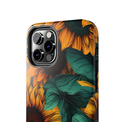 Dark Sunflower Phone Case