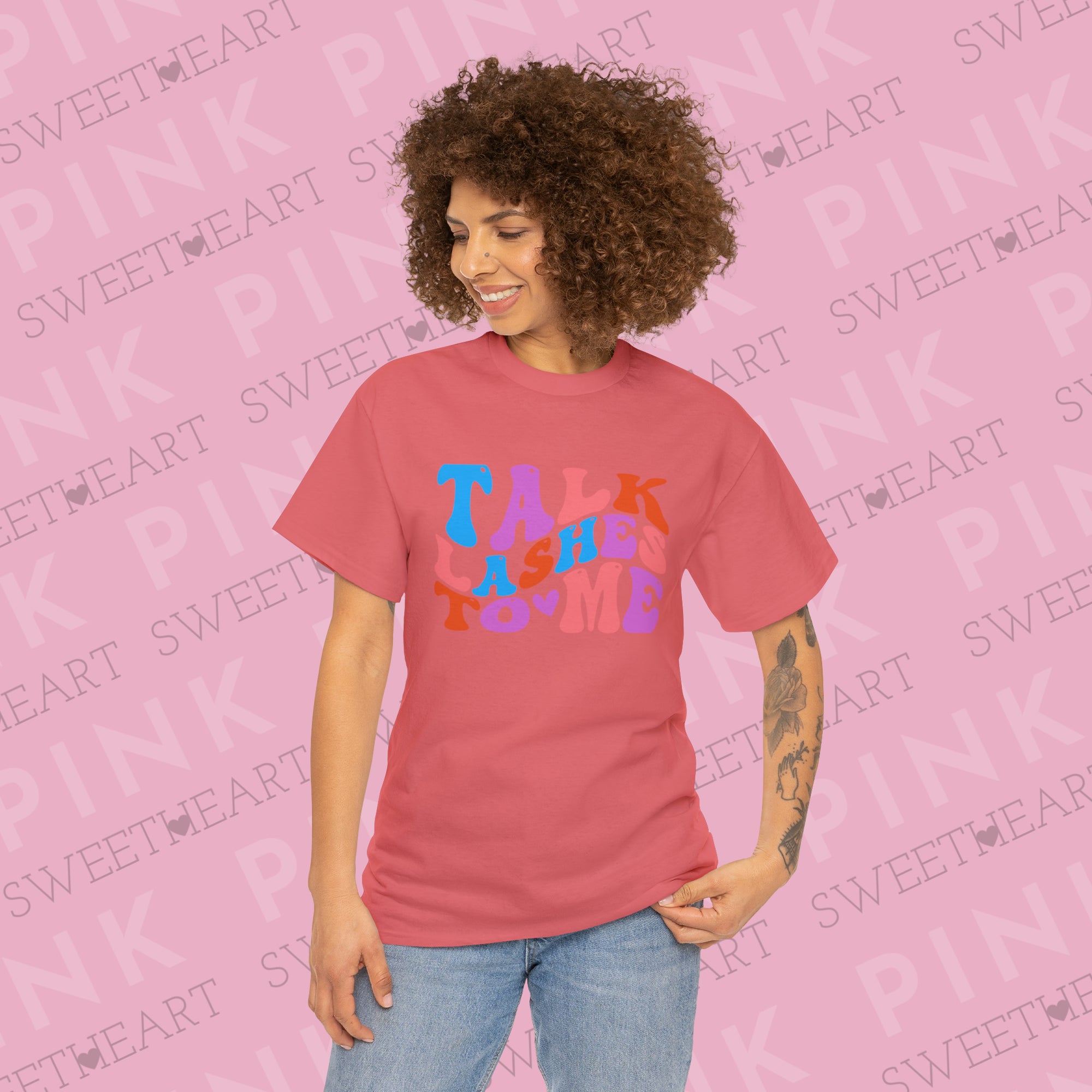 Talk Lashes to Me Cotton Tee