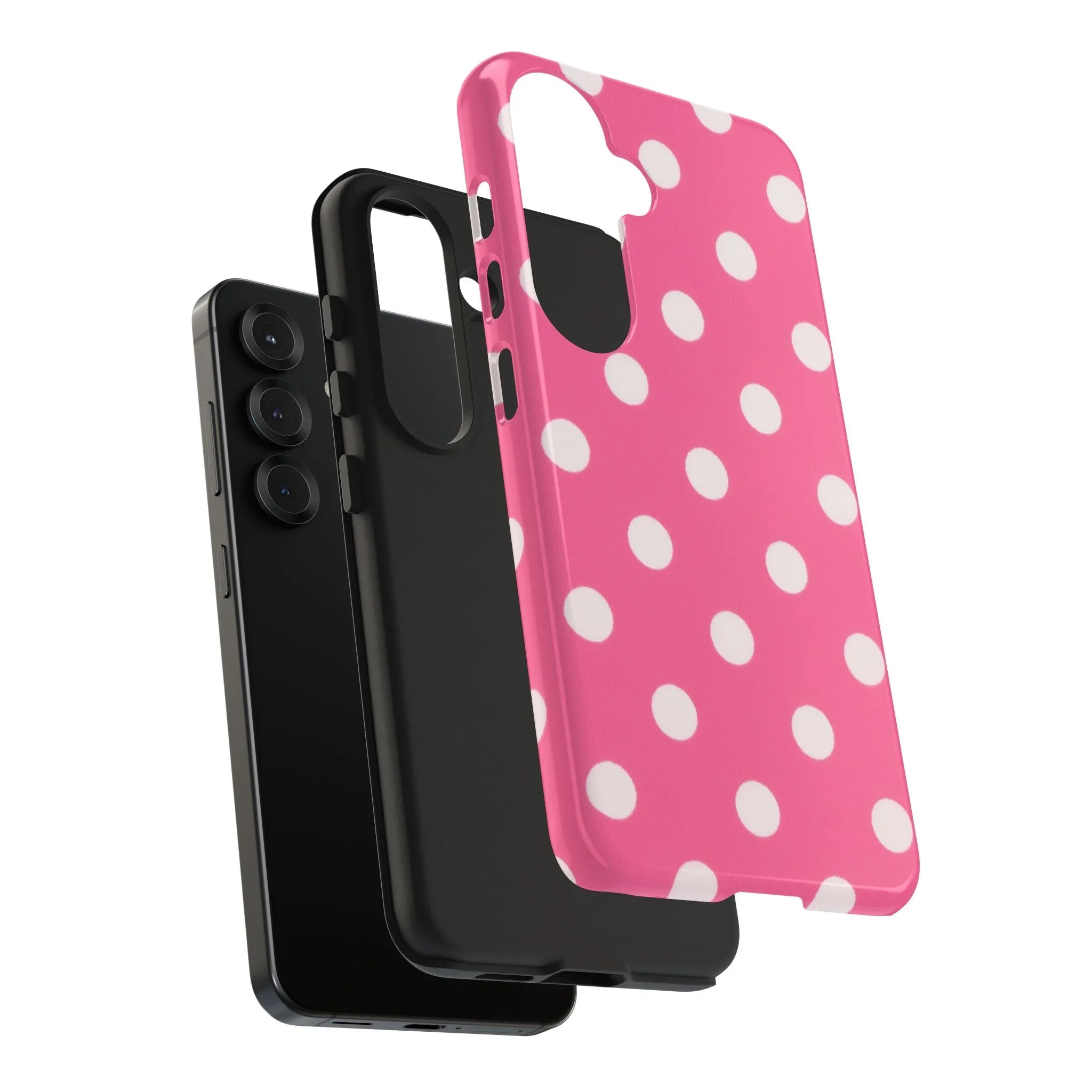 Pink Polka Dot Phone Case (Apple & Android) - Pink Sweetheart