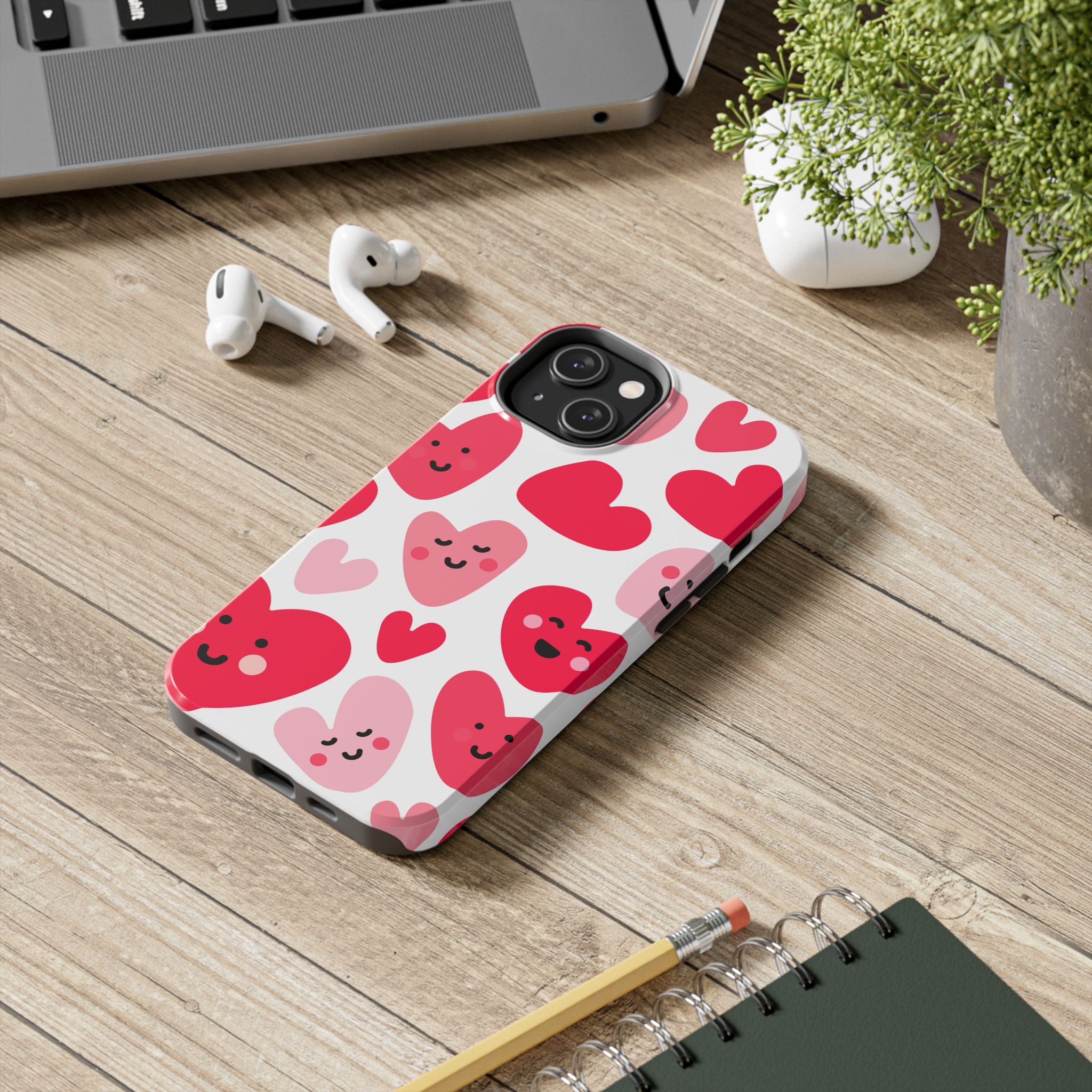 Happy Hearts Phone Case (Apple & Android)
