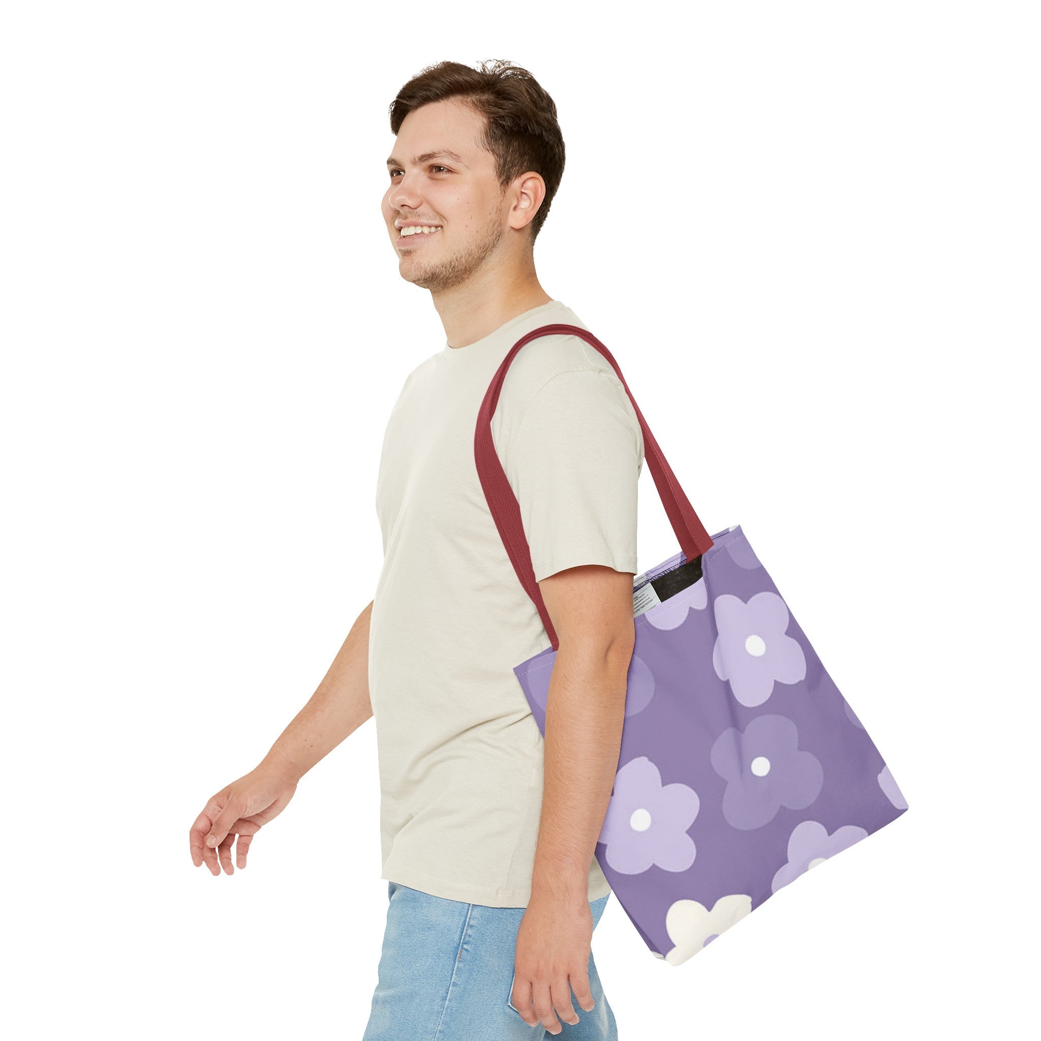 Pretty Purple Flowers Tote Bag
