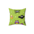 Halloween Party Square Pillow - Pink Sweetheart