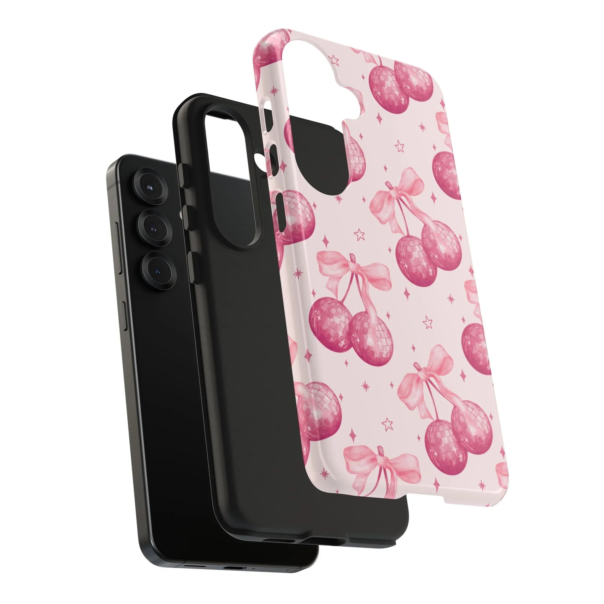 Disco Cherries Phone Case (Apple & Android) - Pink Sweetheart