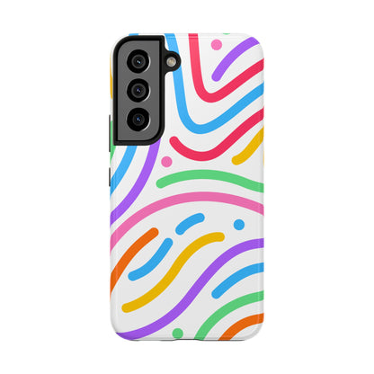 Rainbow Swirls Phone Case