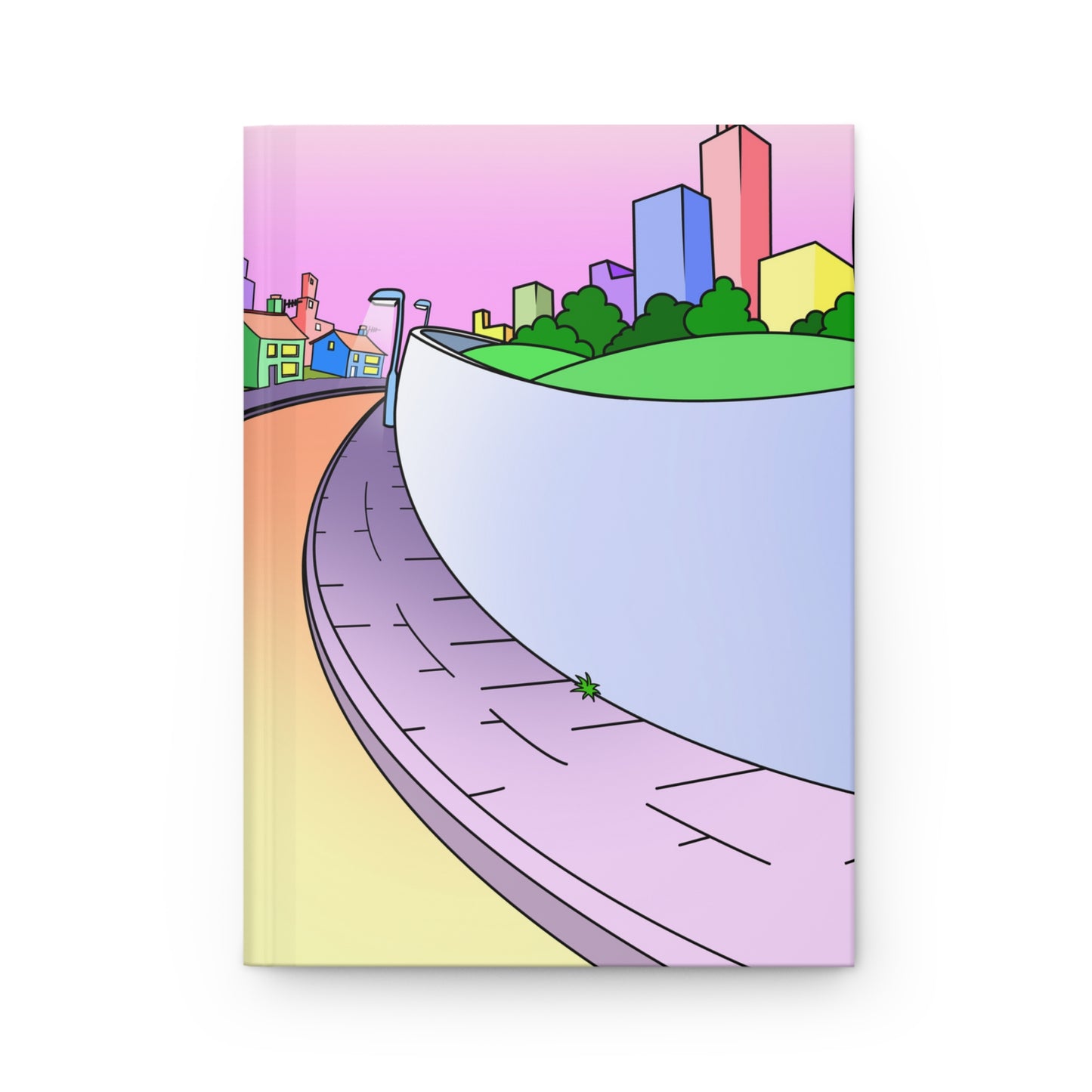Ride Through Town Hardcover Matte Journal