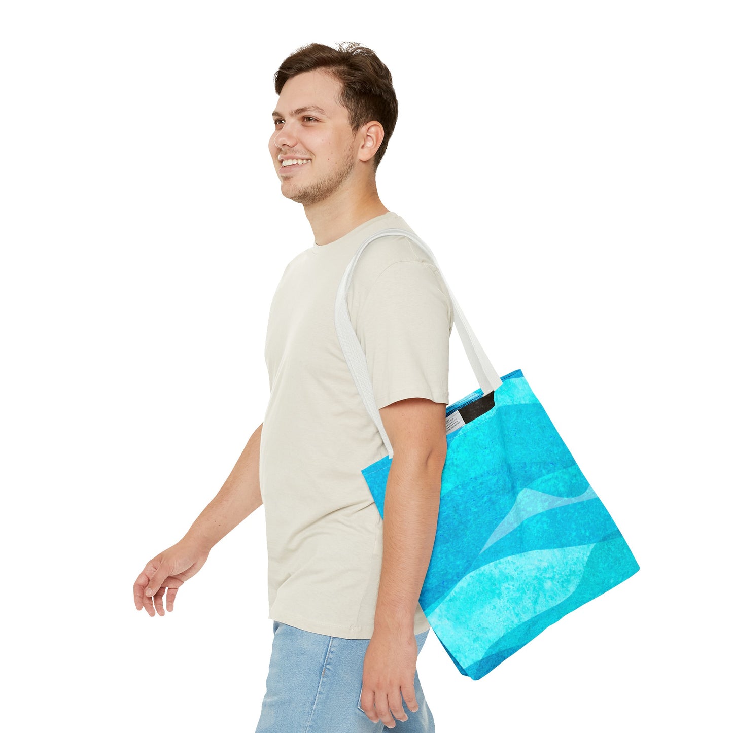 Blue Waves Tote Bag