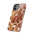 Retro Brown Bear Phone Case (Apple & Android)
