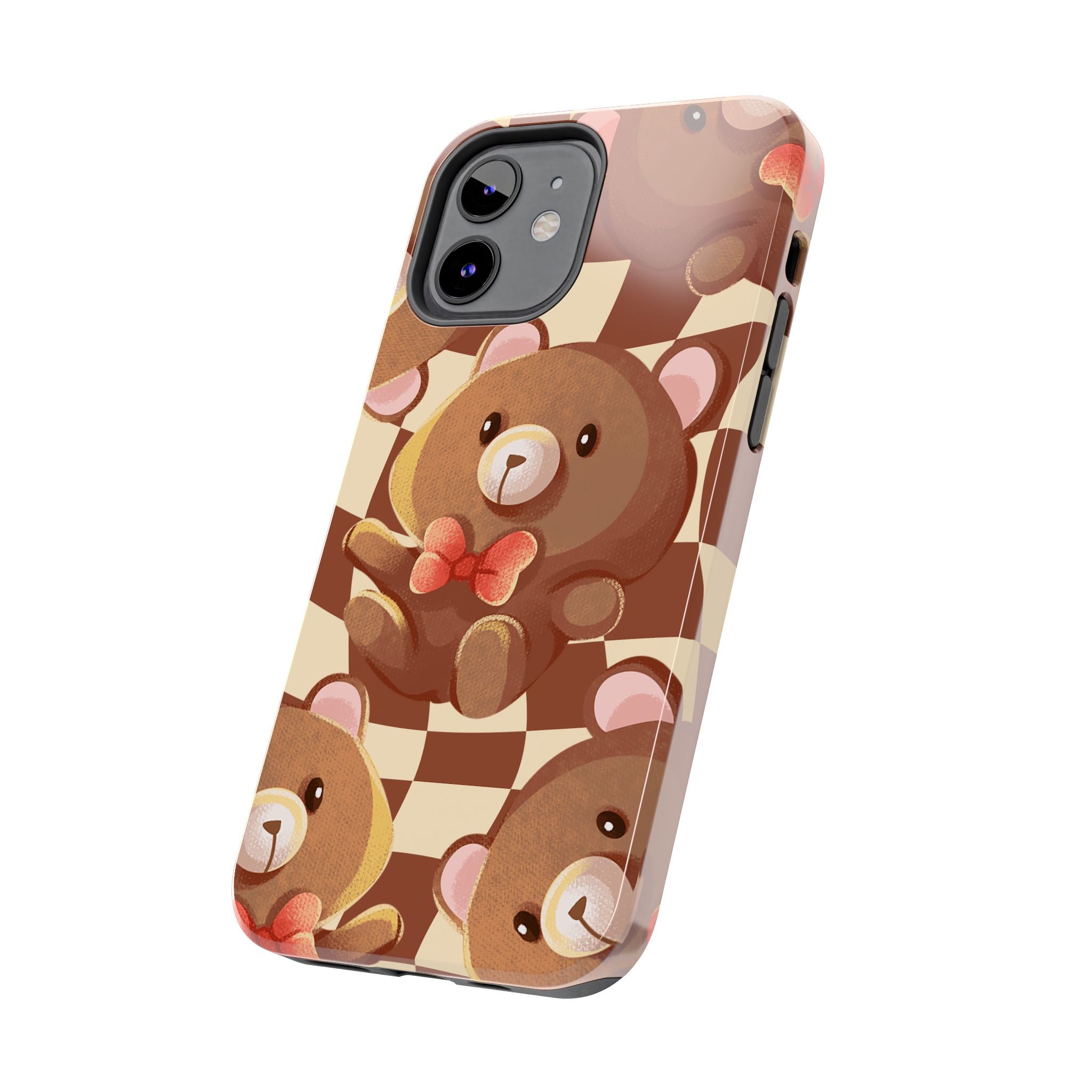 Retro Brown Bear Phone Case (Apple & Android)
