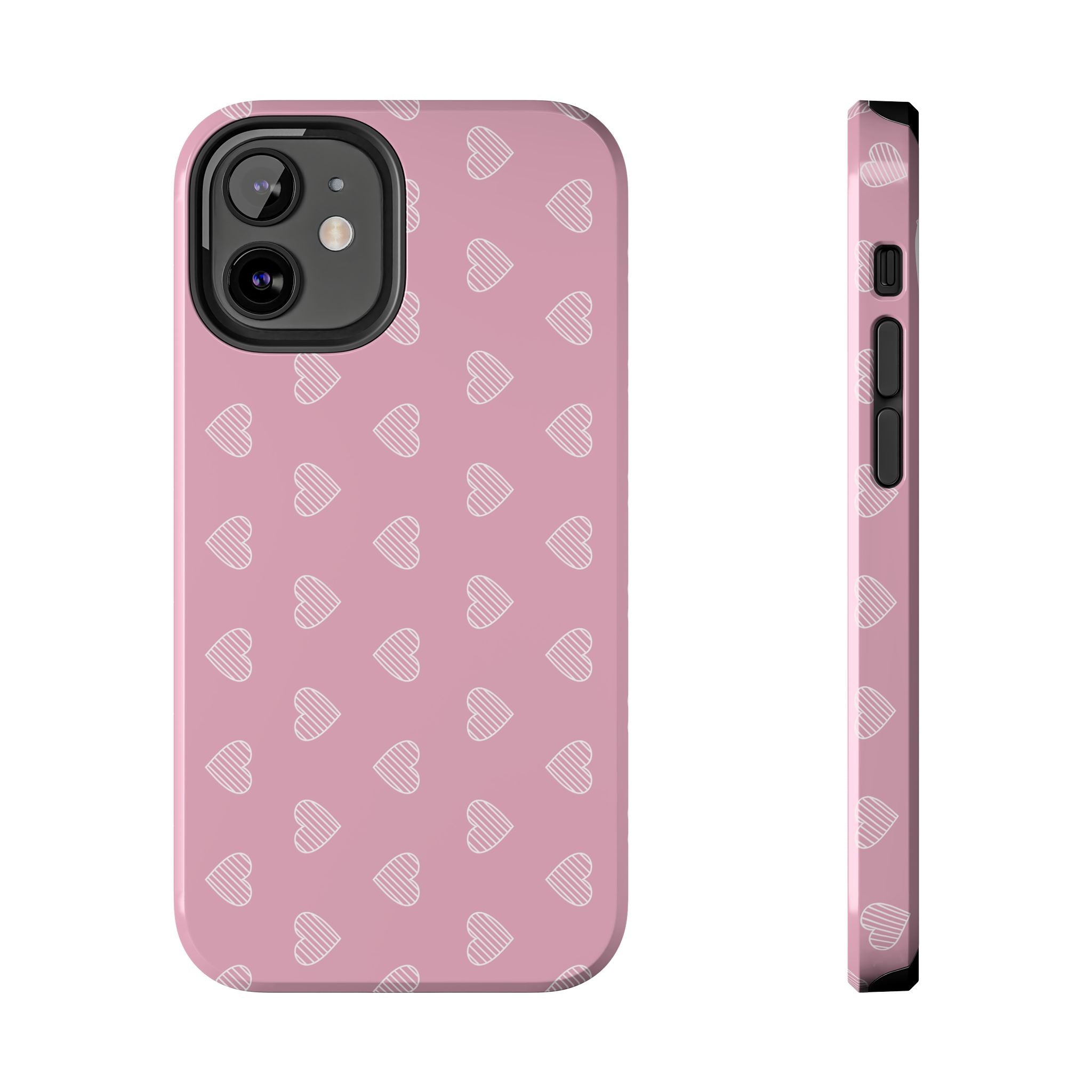 Infinite Pink Hearts Phone Case (Apple & Android)