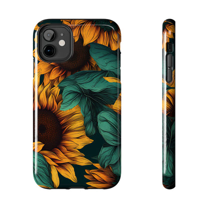 Dark Sunflower Phone Case