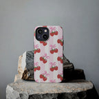 Strawberry Cherries Phone Case (Apple & Android) - Pink Sweetheart