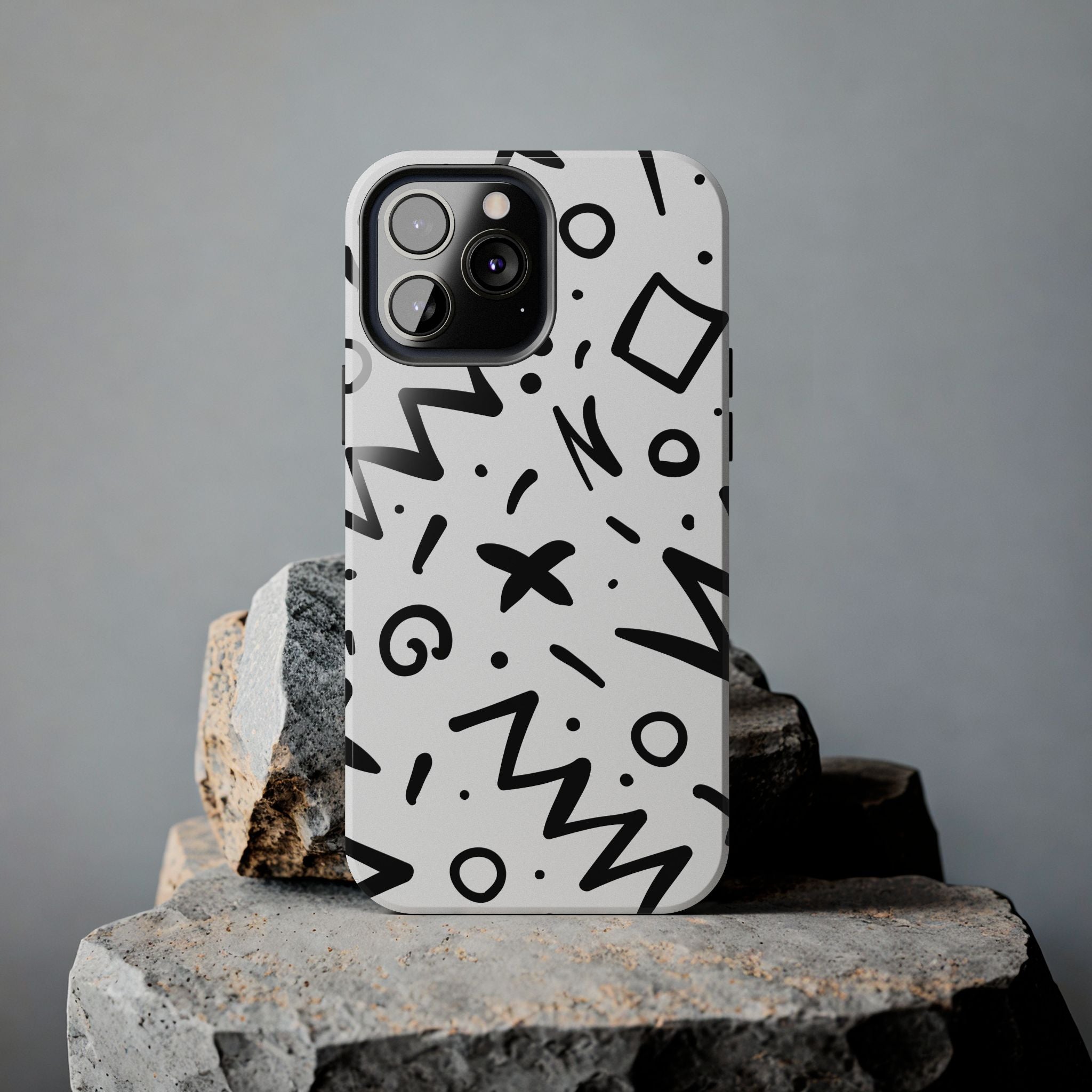 Abstract Memphis Pattern Phone Case (Apple & Android)