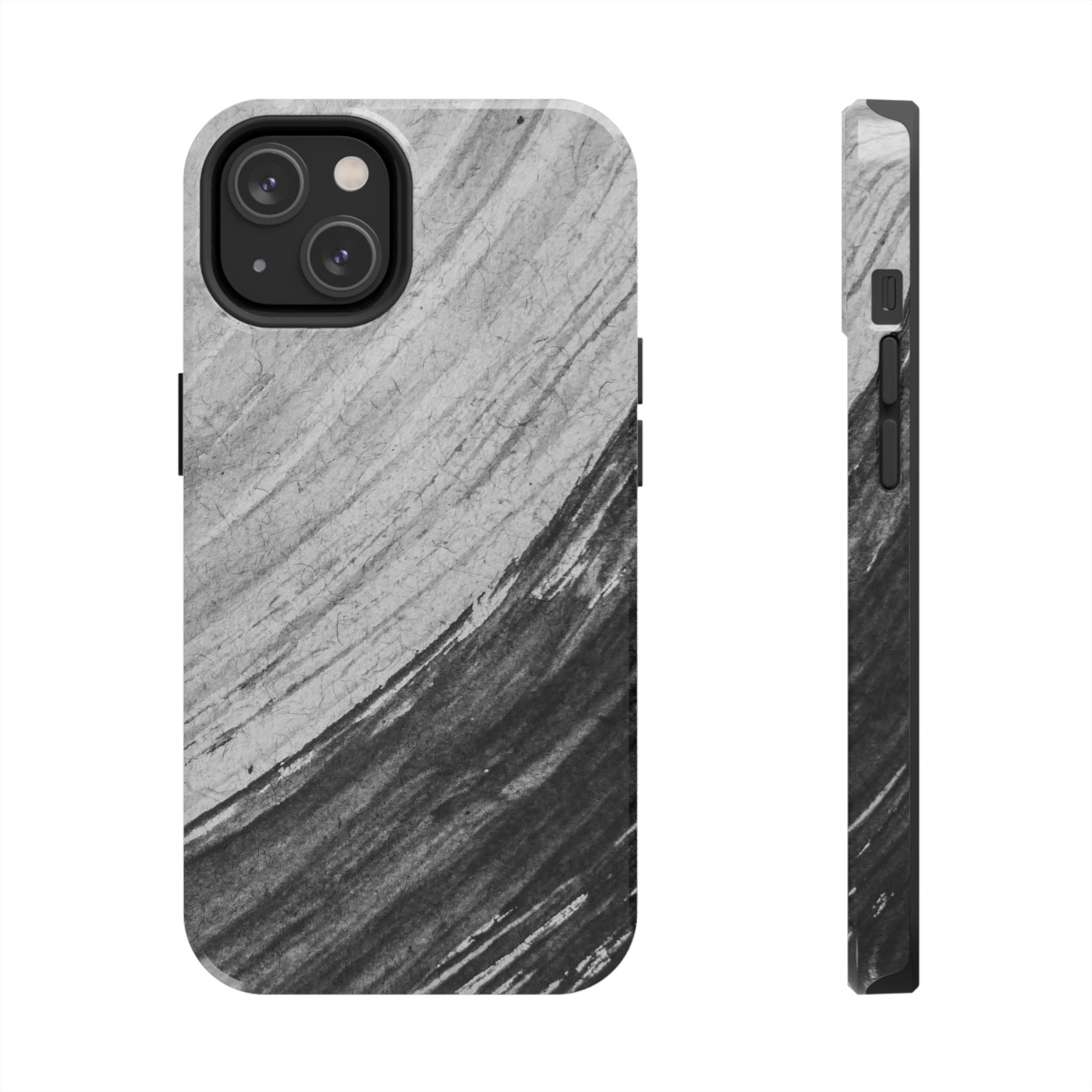 Black & Gray Phone Case (Apple & Android)