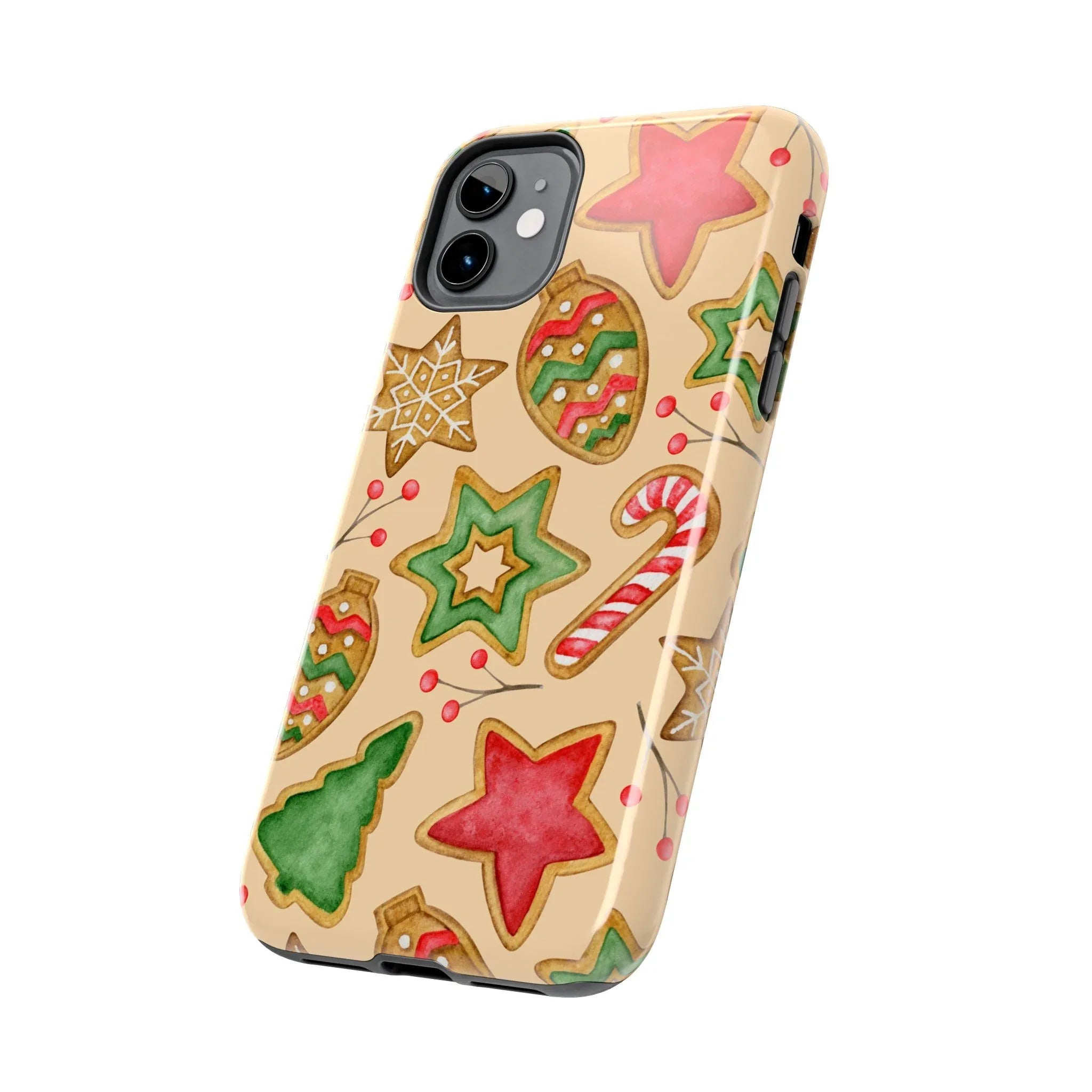 Xmas Holiday Cheer Phone Case (Apple & Android) - Pink Sweetheart