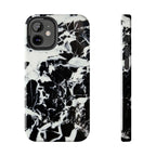 Black & White Shattered Phone Case (Apple & Android) - Pink Sweetheart