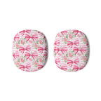 Pink Bow Floral AirPods Max Shell Case
