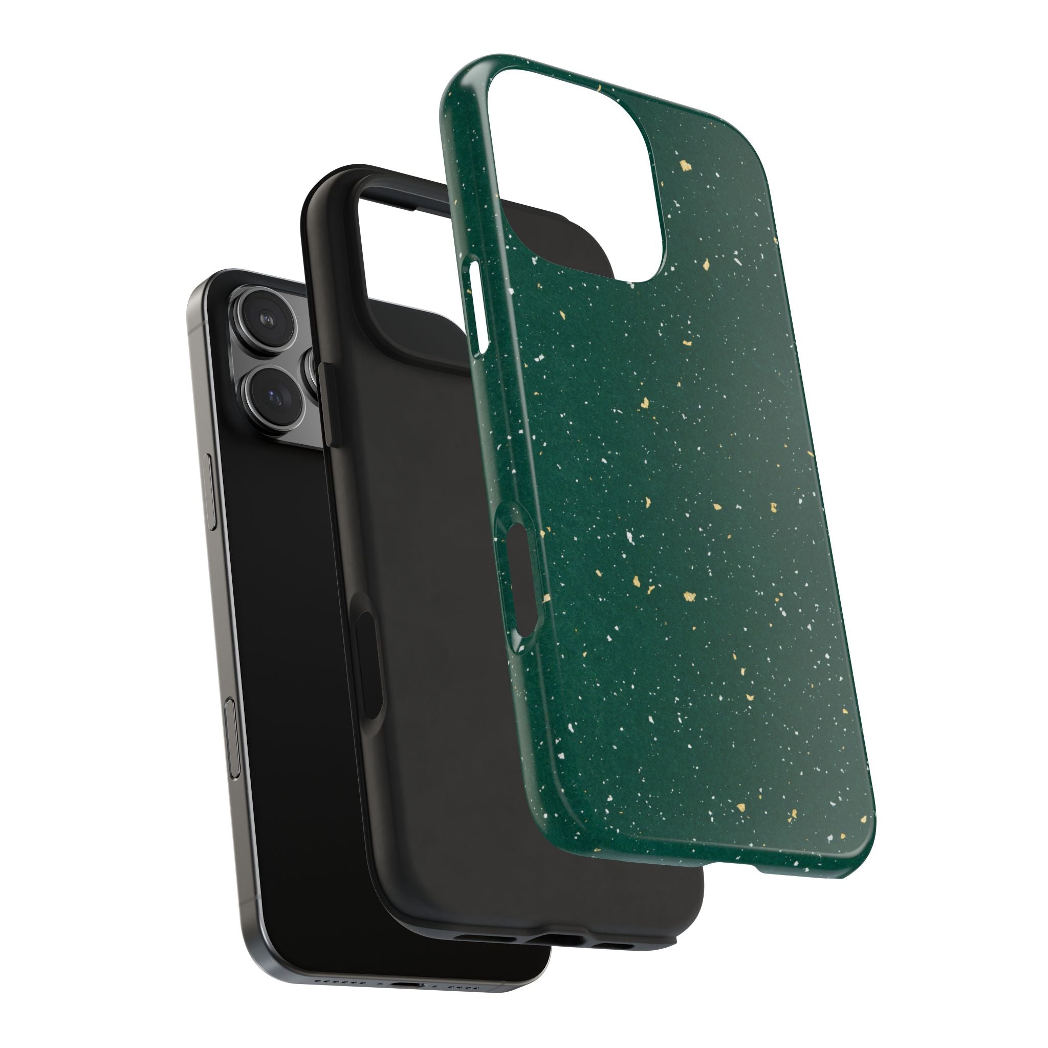 Emerald Gold Flecked Phone Case (Apple & Android)