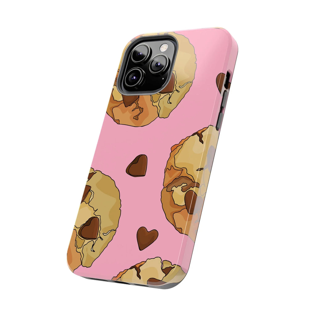 Chocolate Chip Cookies Phone Case (Apple & Android) - Pink Sweetheart