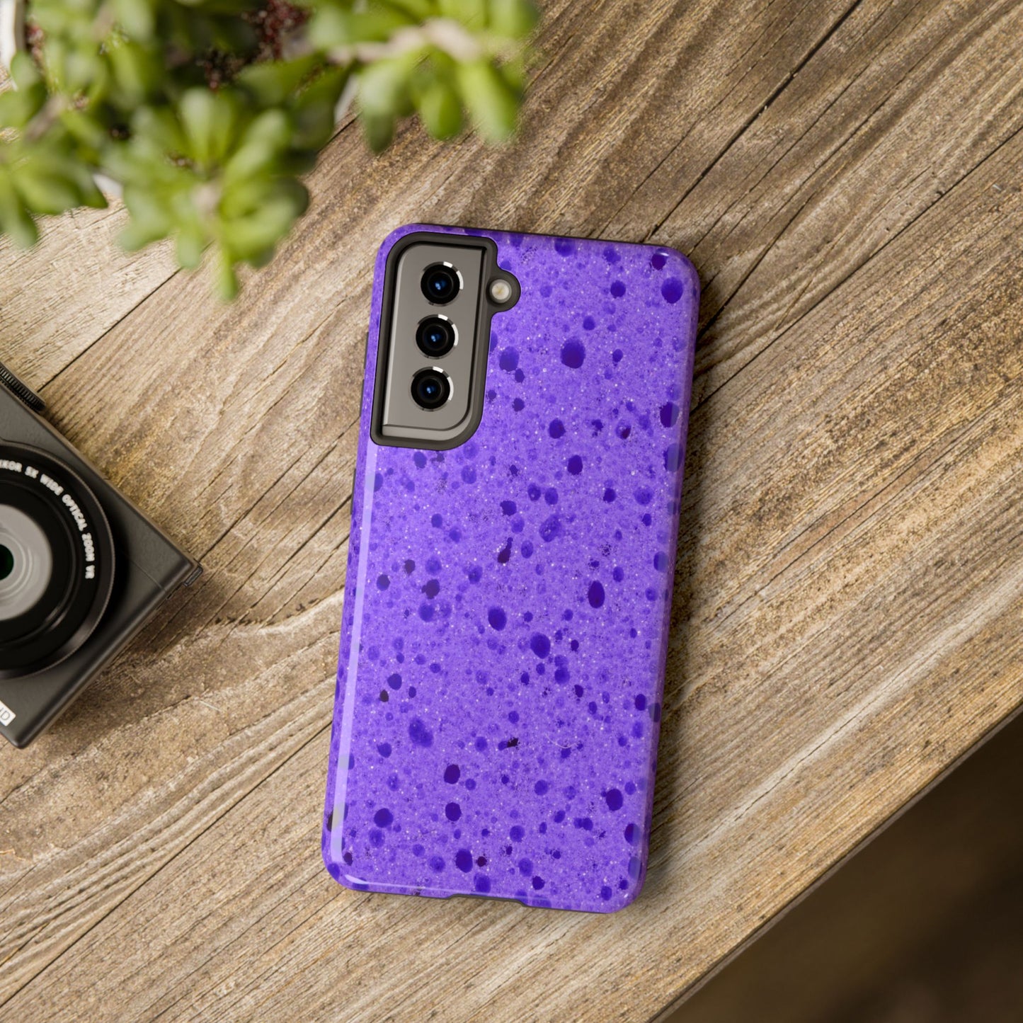 Purple Sponge Phone Case