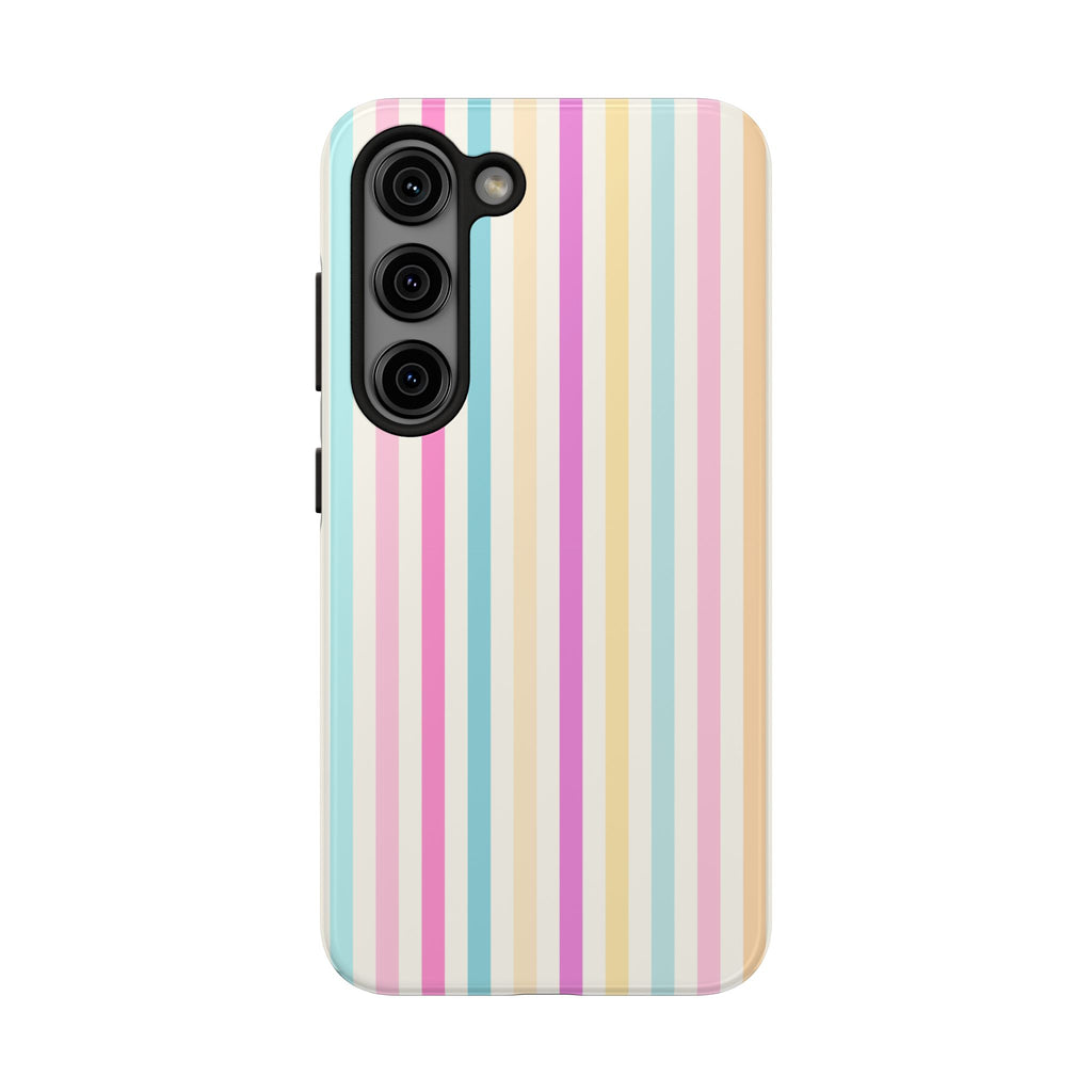 Pastel Candy Stripes Phone Cases (Apple & Android)