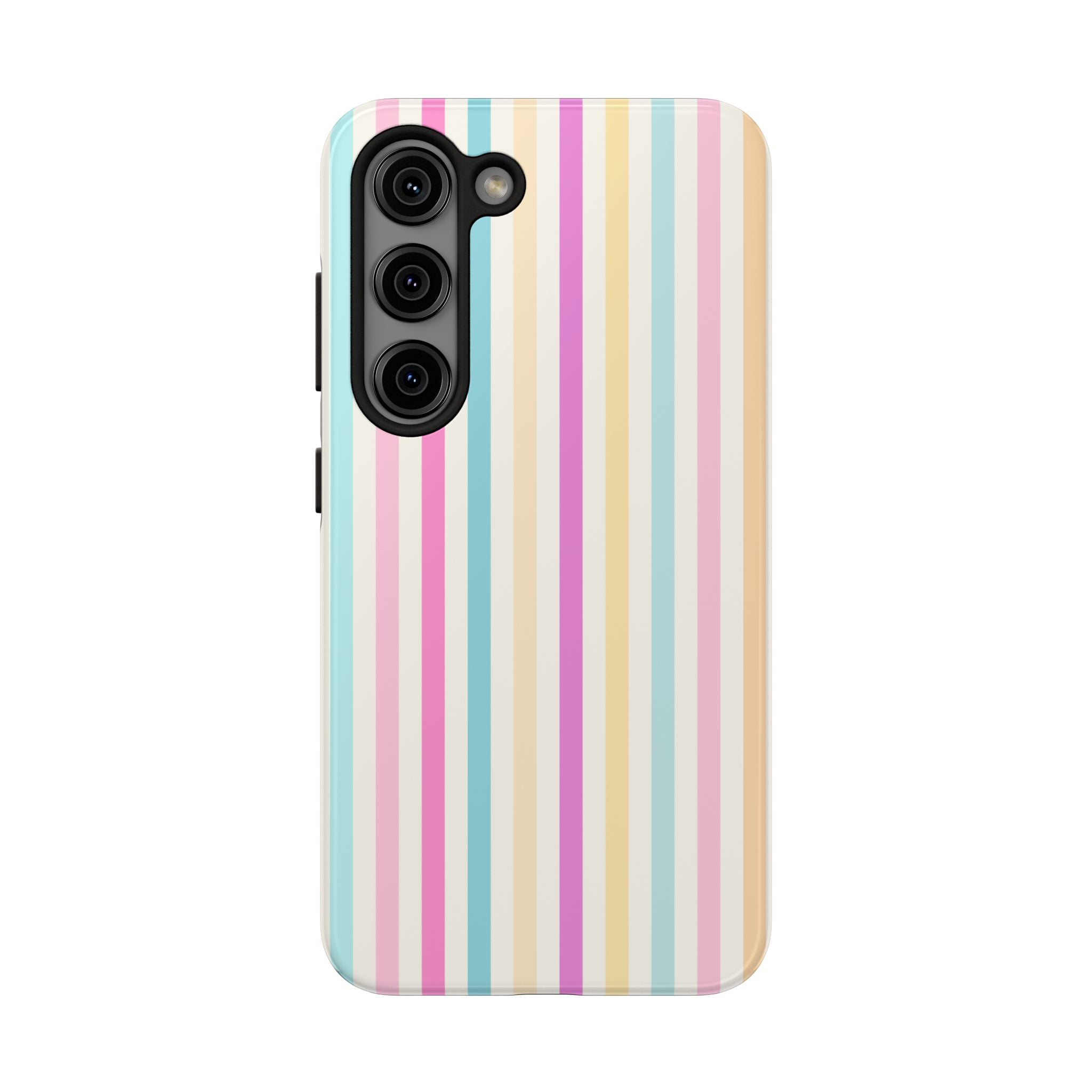 Pastel Candy Stripes Phone Cases (Apple & Android)