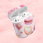 Pink Macaron Sweets Airpod Case