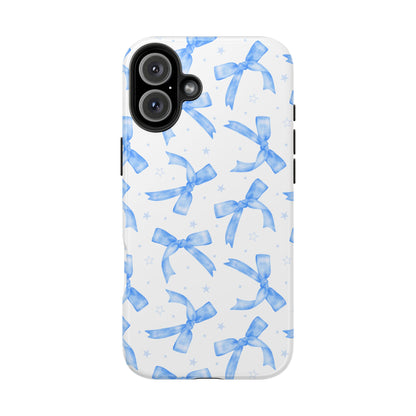 Lacey Baby Blue Ribbons Phone Case