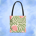 70s Retro Botanicals Tote Bag - Pink Sweetheart