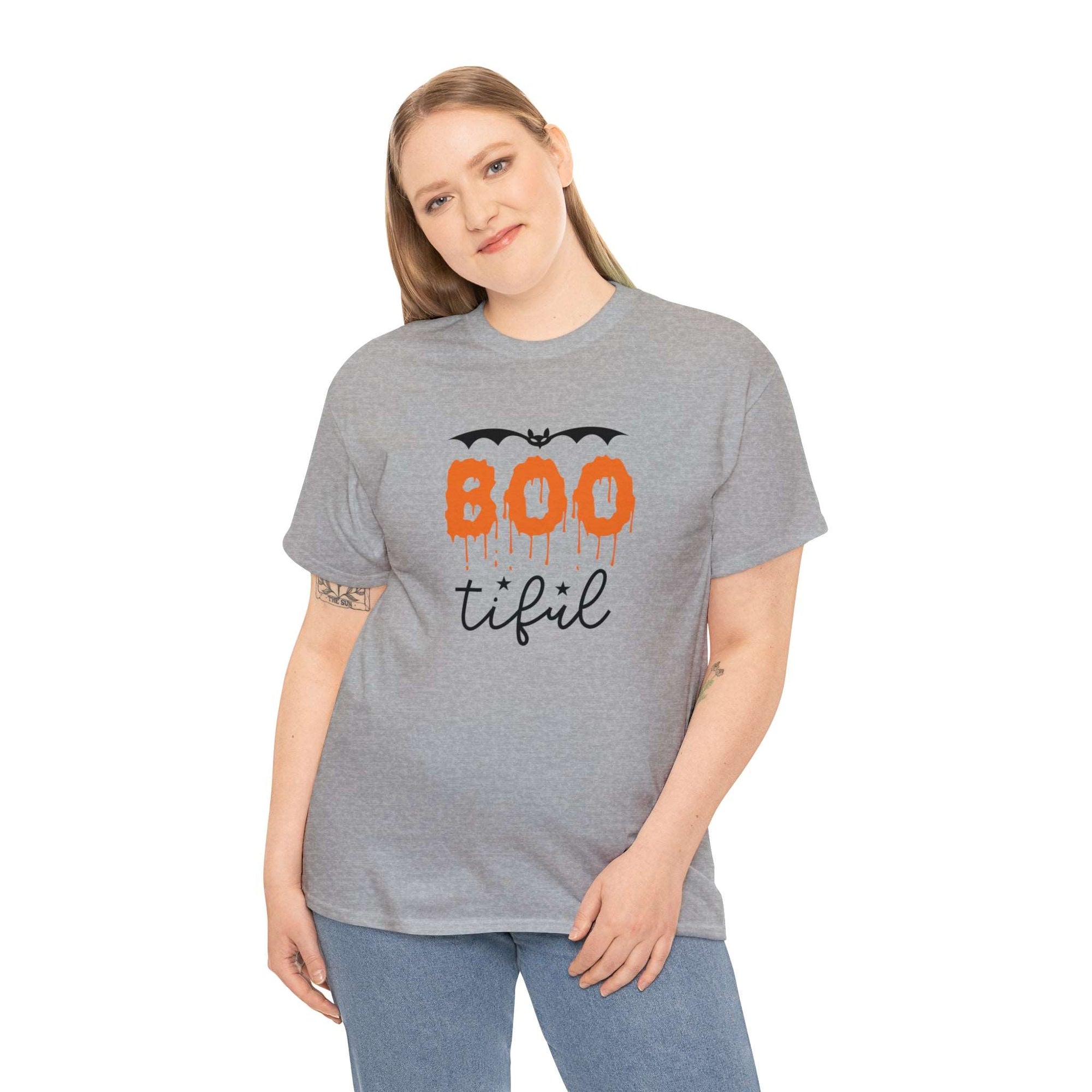 Boo-tiful Halloween Unisex Heavy Cotton Tee