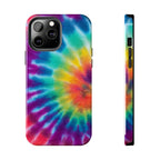 Groovy Tie Dye Phone Case (Apple & Android) - Pink Sweetheart