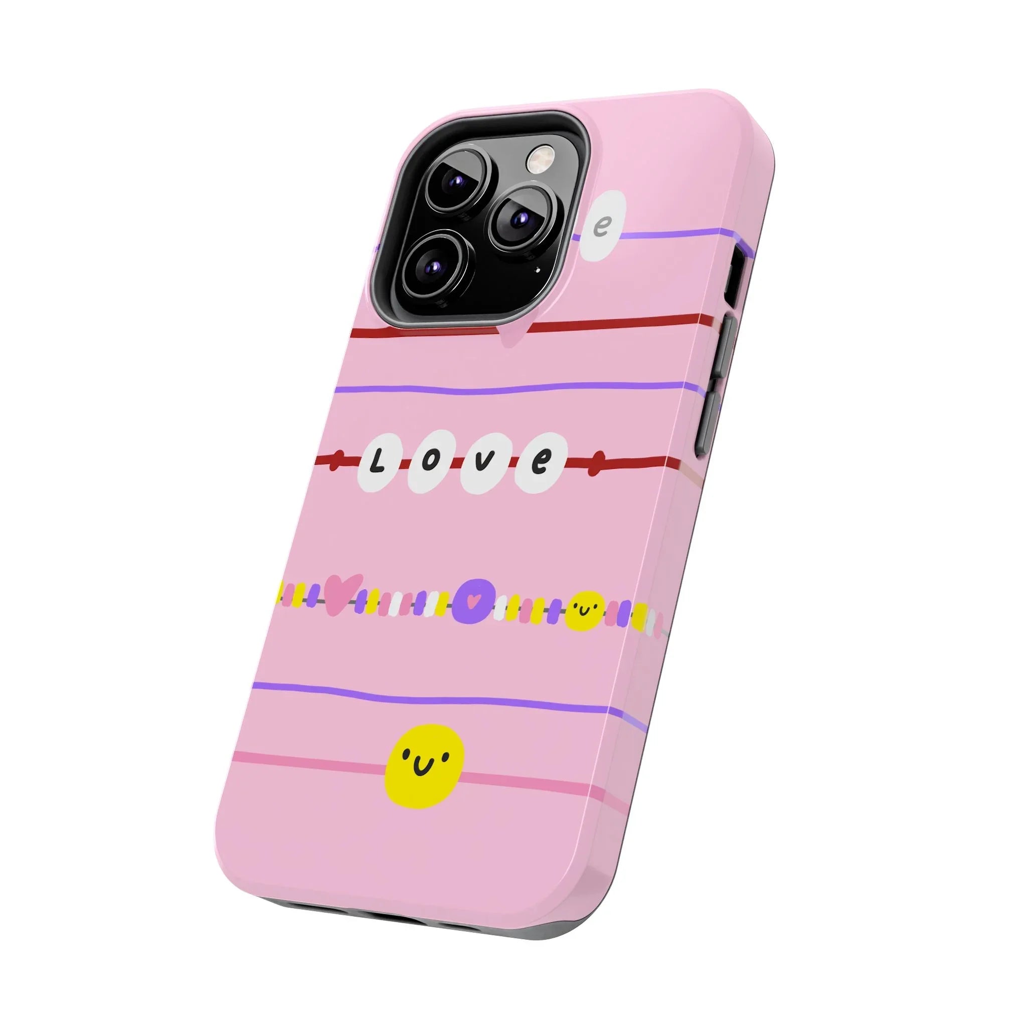 Bestie Bracelets Phone Case (Apple & Android) - Pink Sweetheart